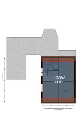 Floorplan - Meulakkers 16, 7981 DL Diever